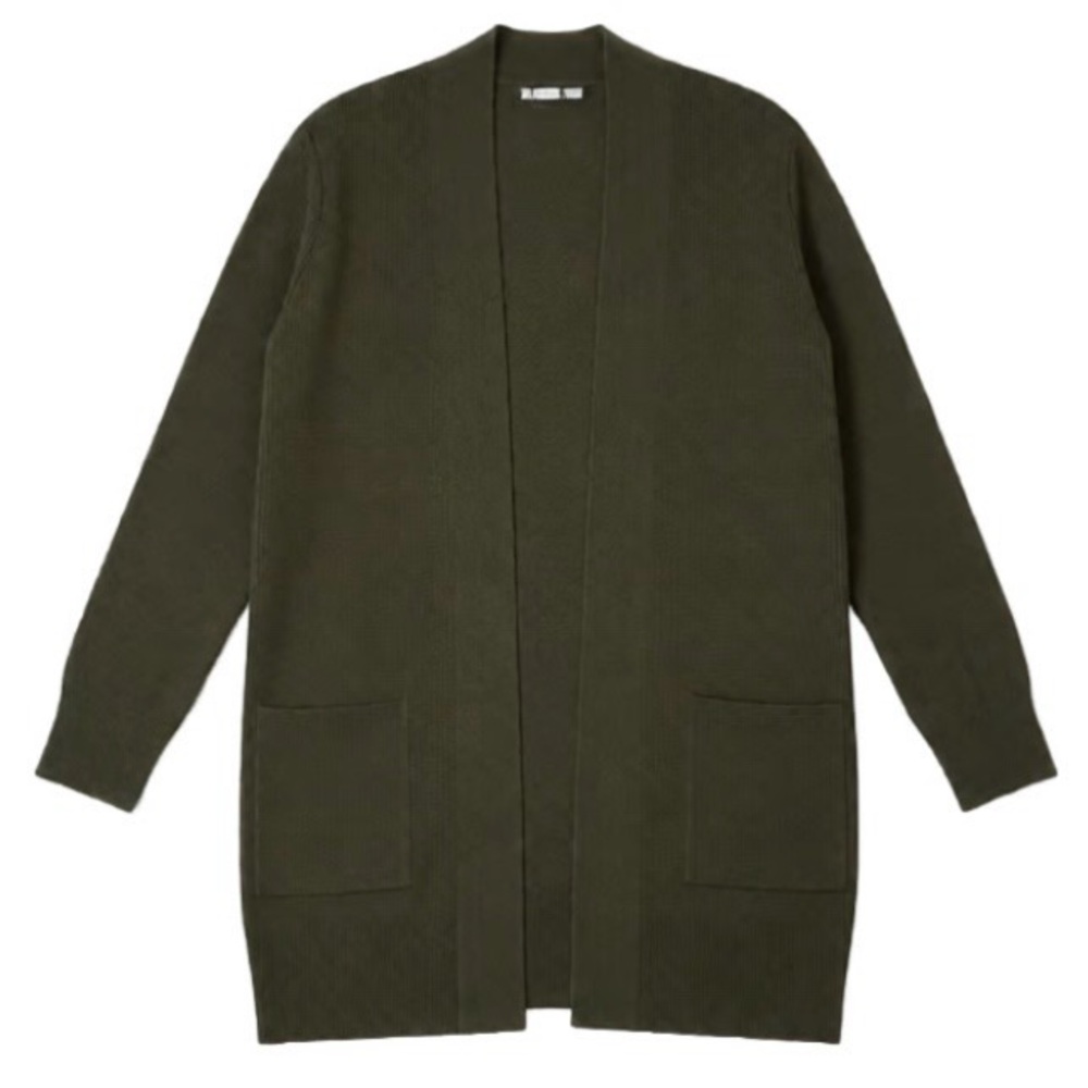 gap open front long cardigan